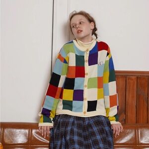 Kina and Tam Multicolor Cardigan in M